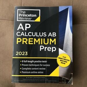 New The Princeton Review AP Calculus AB Premium Prep Book 2023